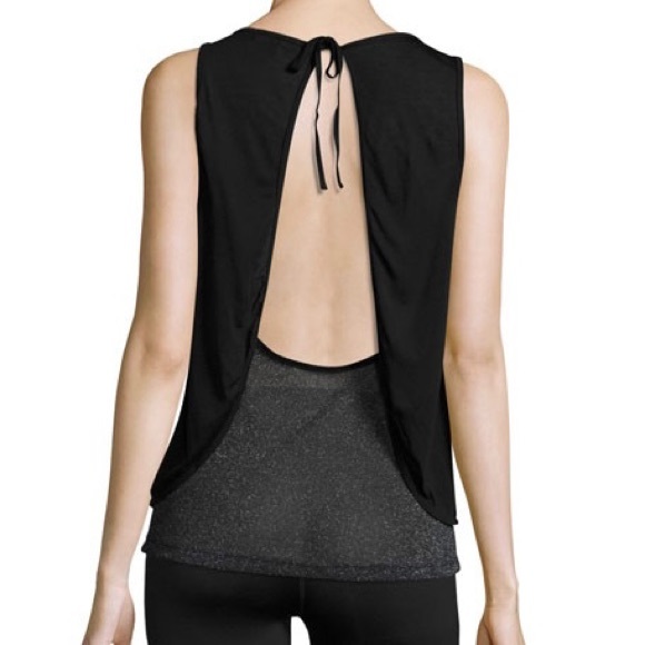 Koral Tops - Koral Shift Open-Back Layered Tank Top